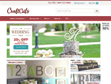 Tablet Screenshot of craftcuts.com